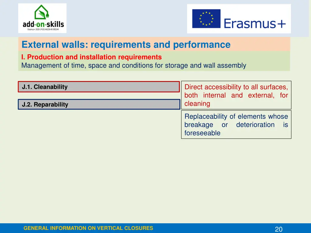 external walls requirements and performance 14