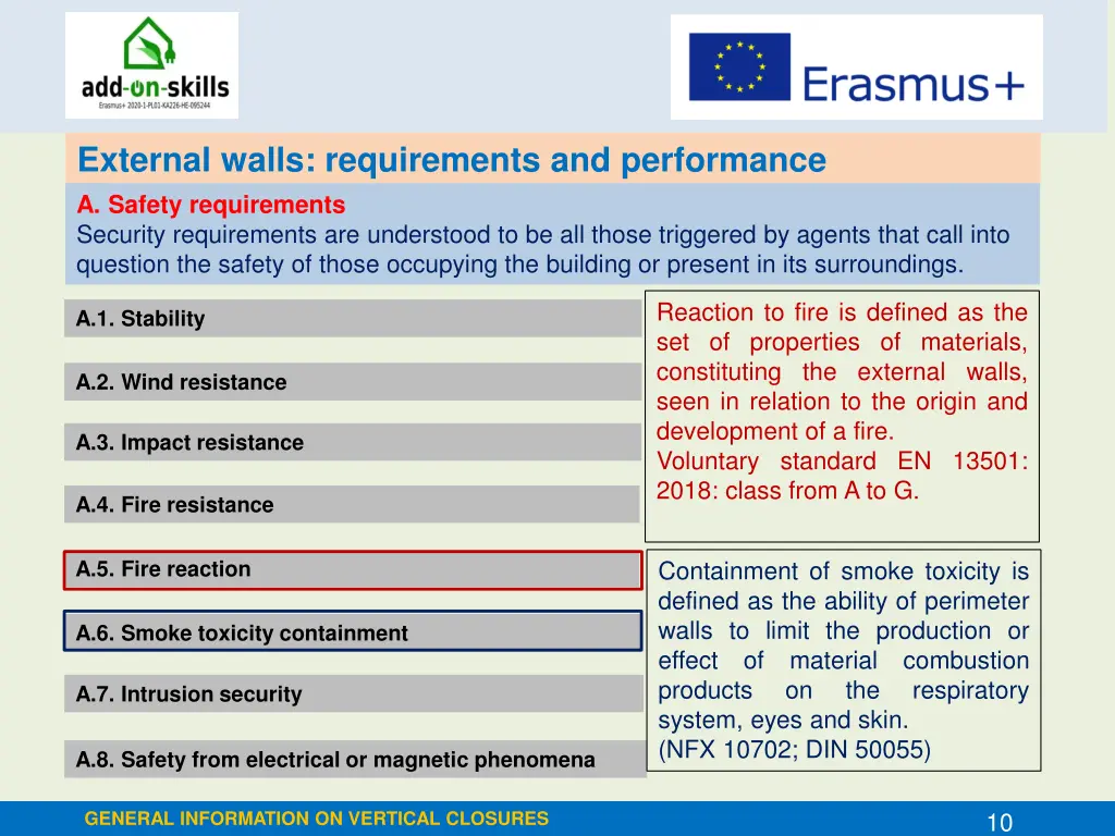 external walls requirements and performance 4