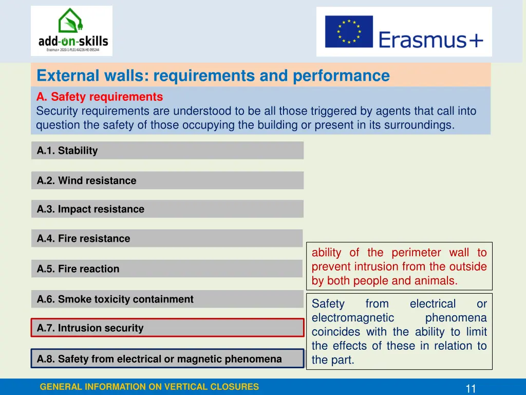 external walls requirements and performance 5