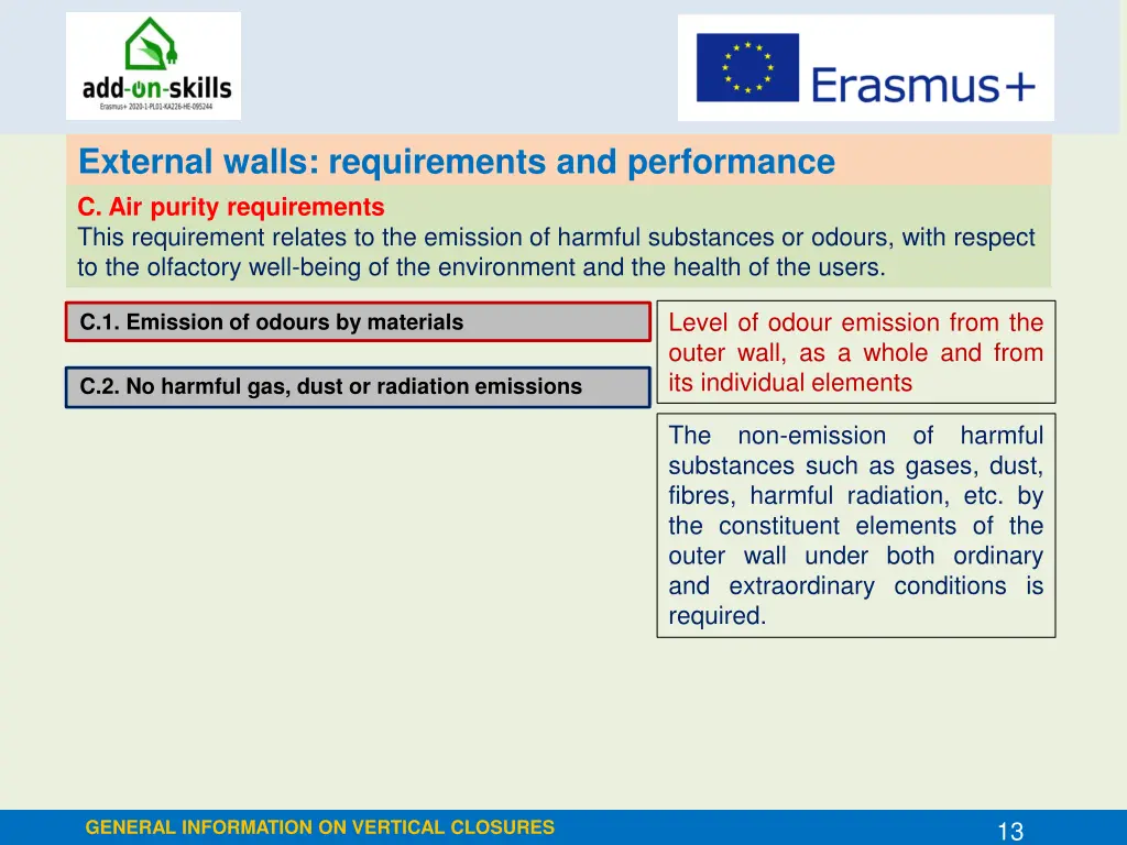 external walls requirements and performance 7