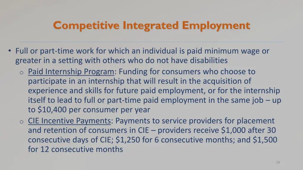 competitive integrated employment