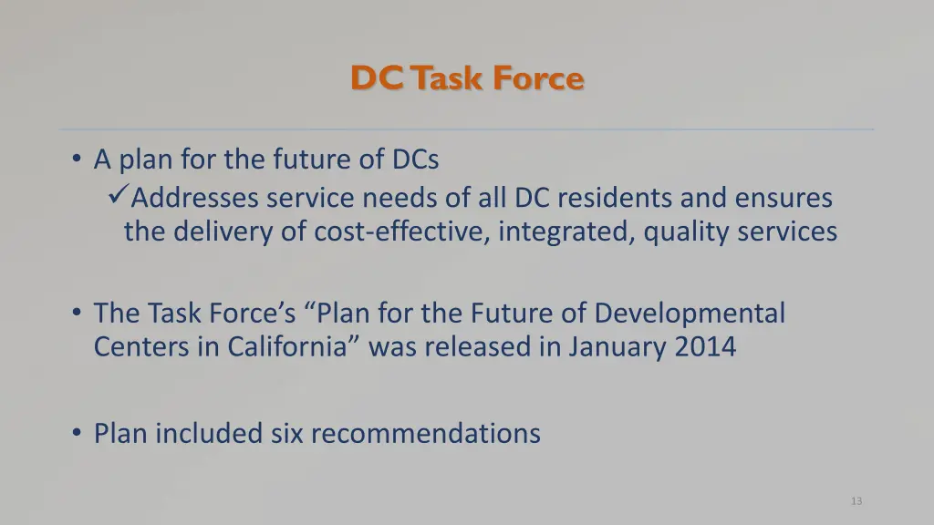 dc task force 1