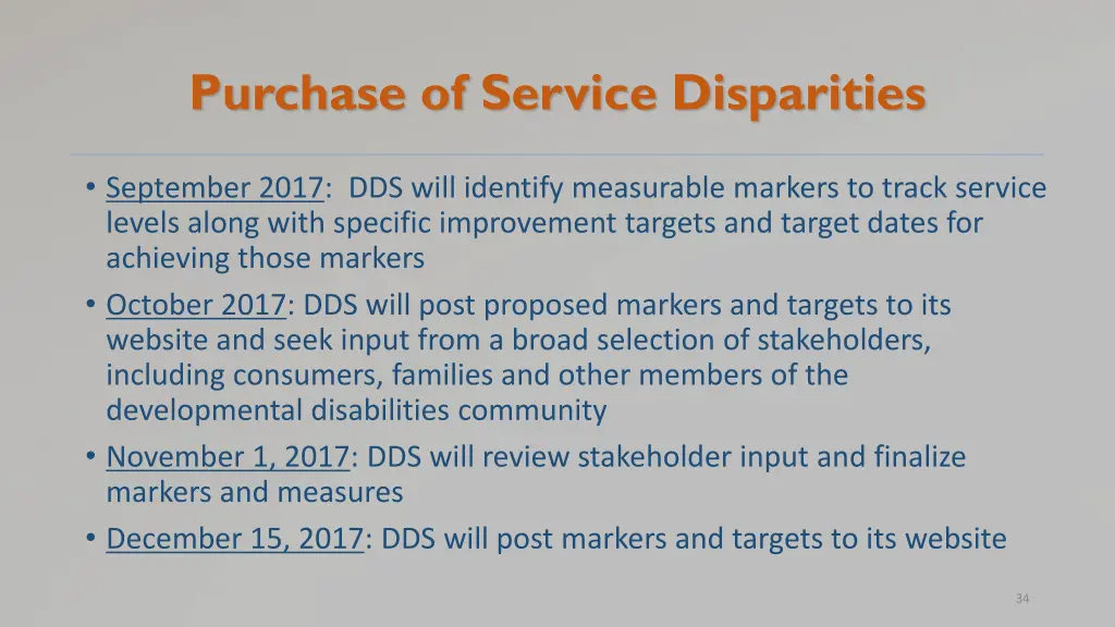 purchase of service disparities 3