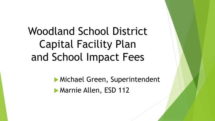 woodland school district capital facility plan