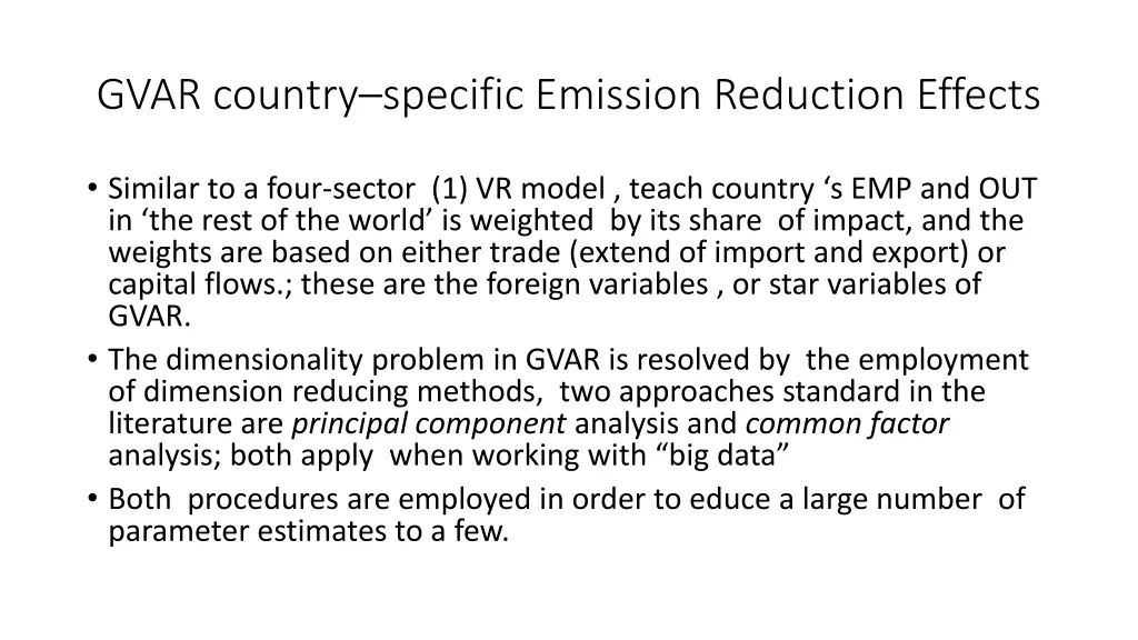 gvar country specific emission reduction effects 1