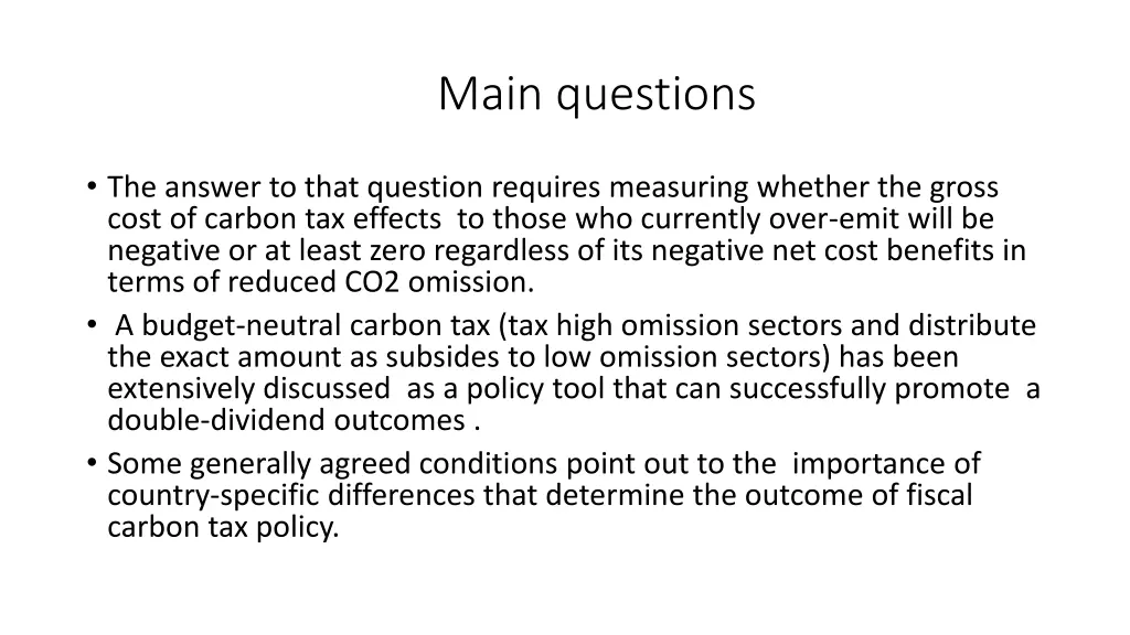main questions 1