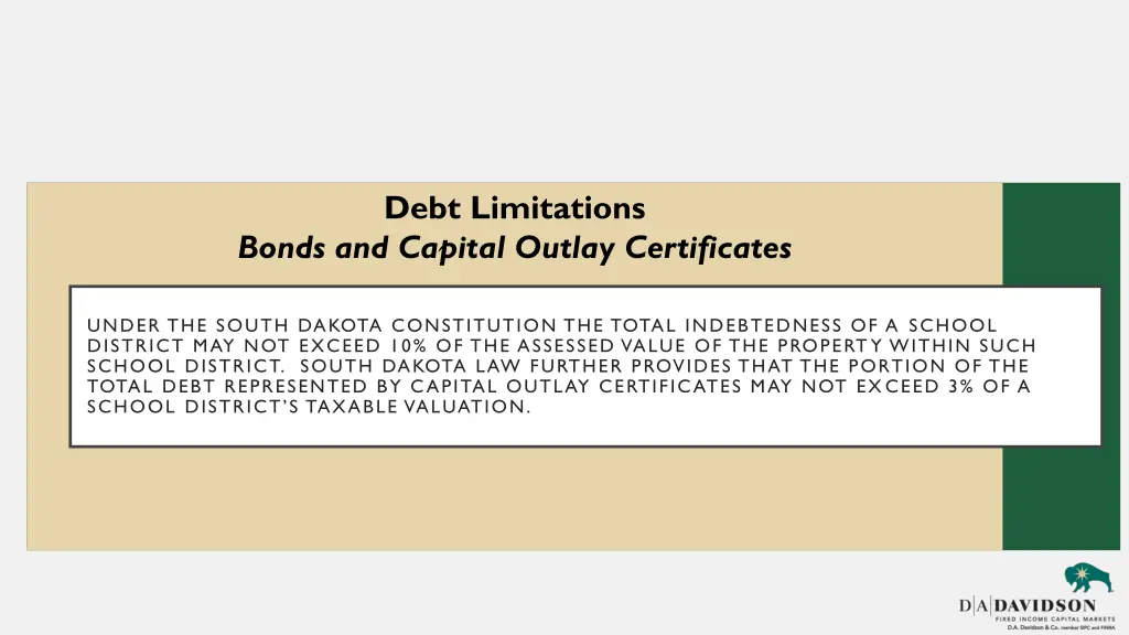 debt limitations