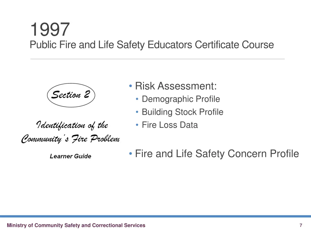 1997 public fire and life safety educators 1