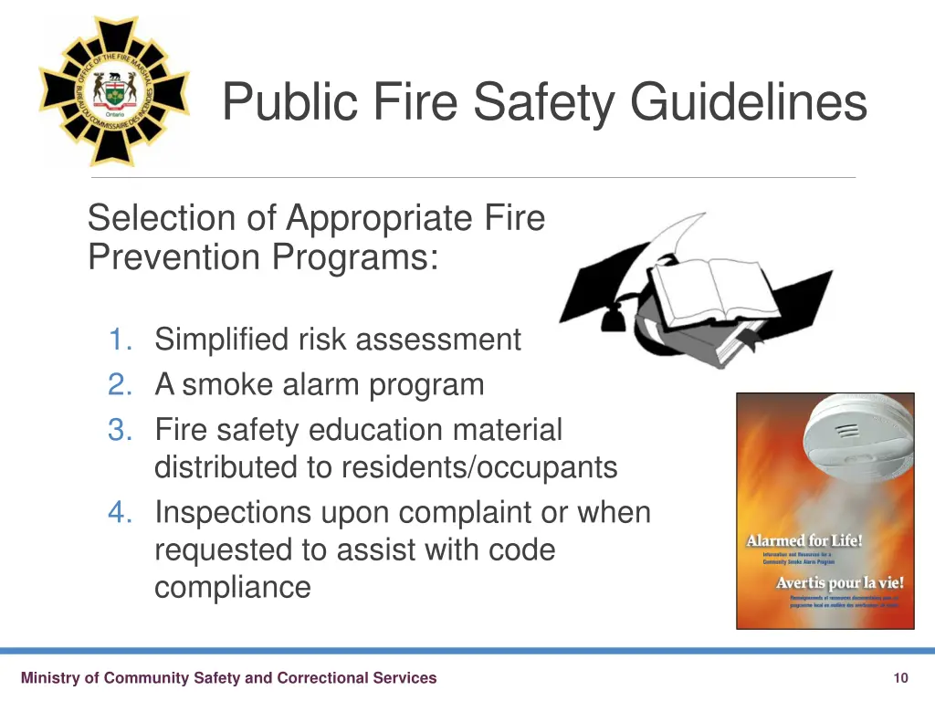 public fire safety guidelines