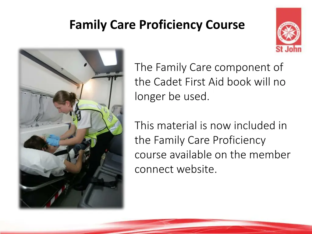family care proficiency course