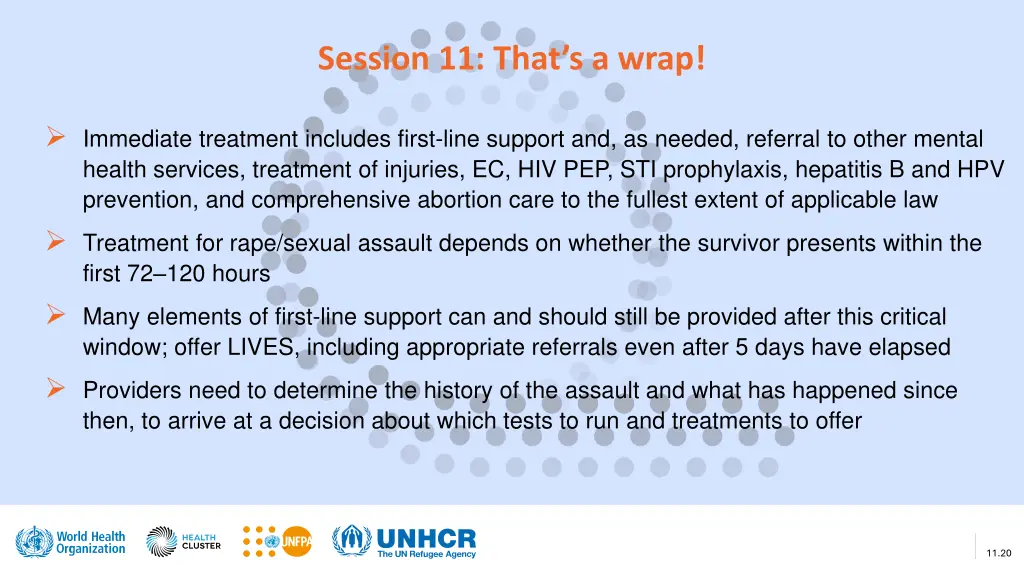 session 11 that s a wrap