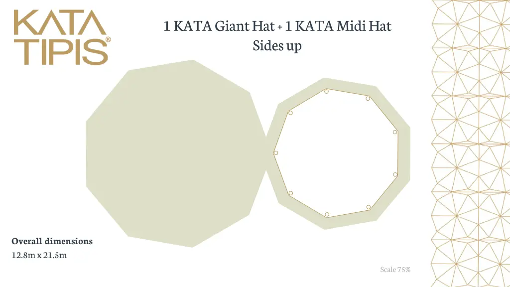 1 kata giant hat 1 kata midi hat sides up