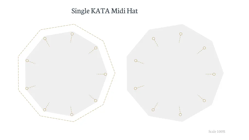 single kata midi hat