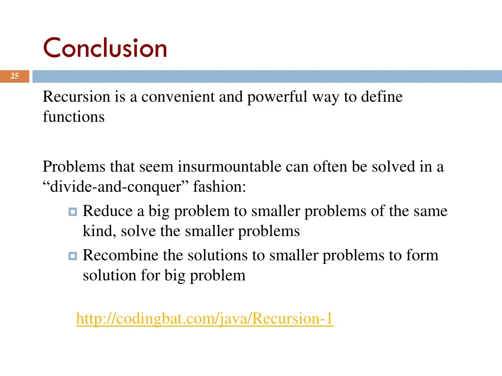 conclusion