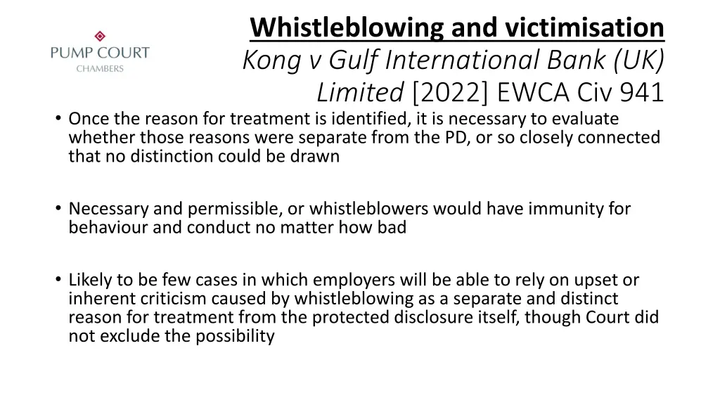 whistleblowing and victimisation kong v gulf 1