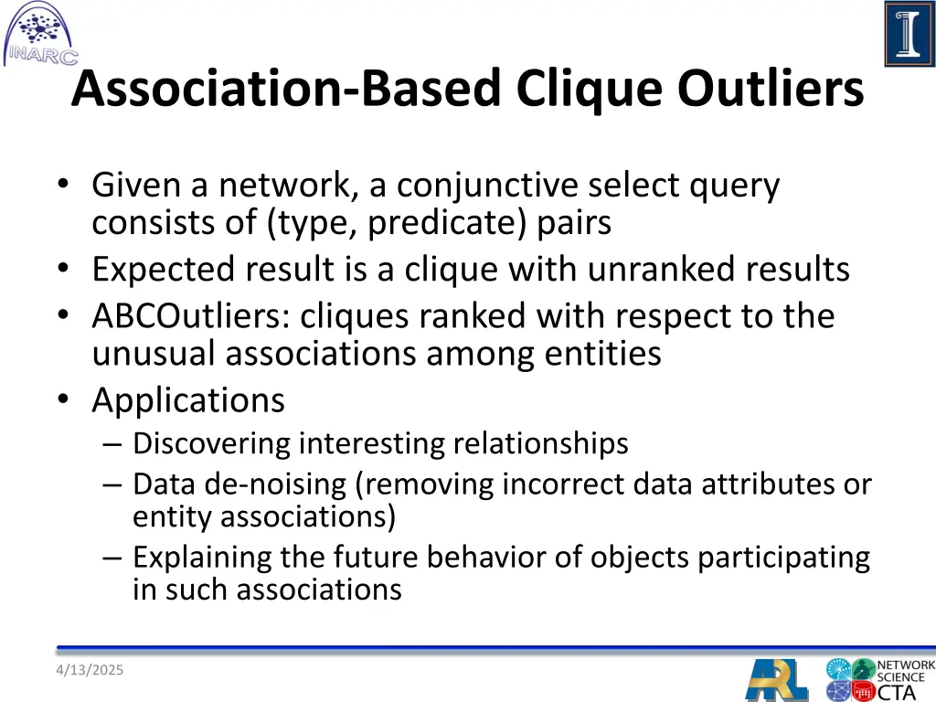 association based clique outliers