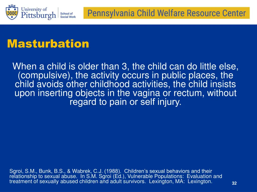 masturbation