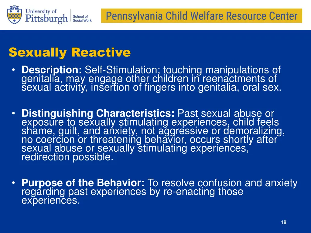 sexually reactive description self stimulation