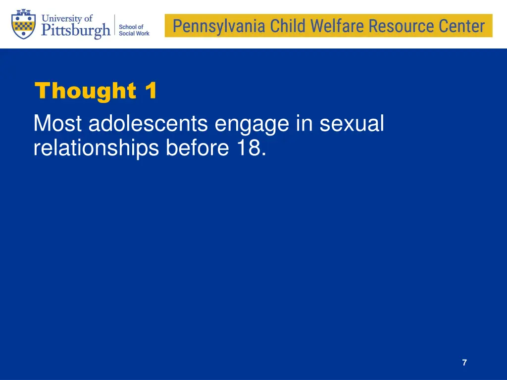 thought 1 most adolescents engage in sexual