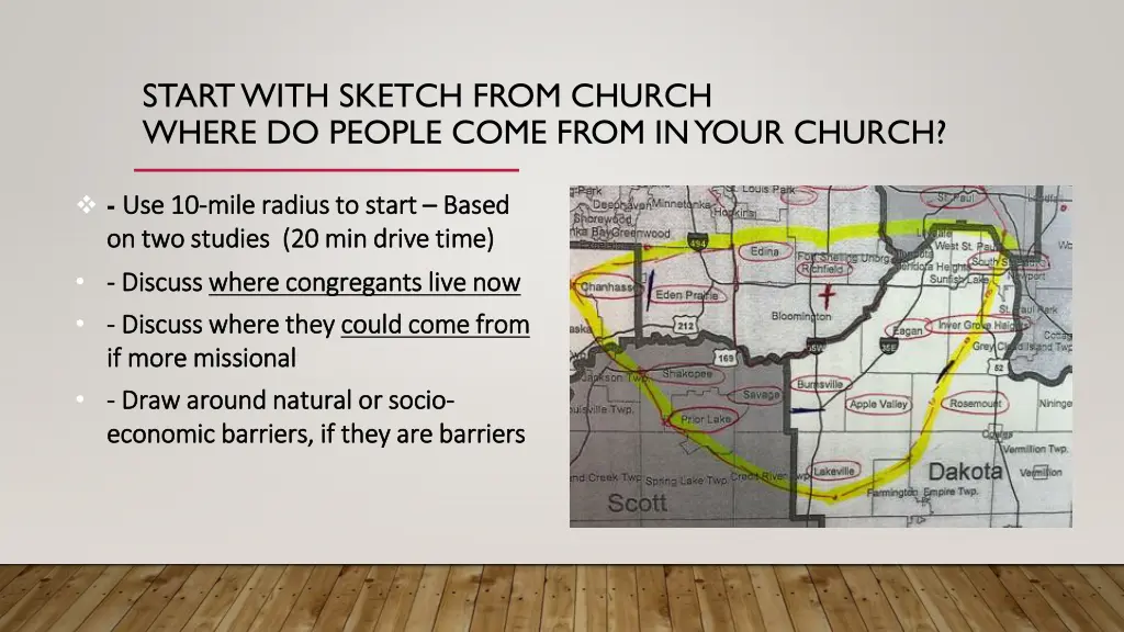 start with sketch from church where do people