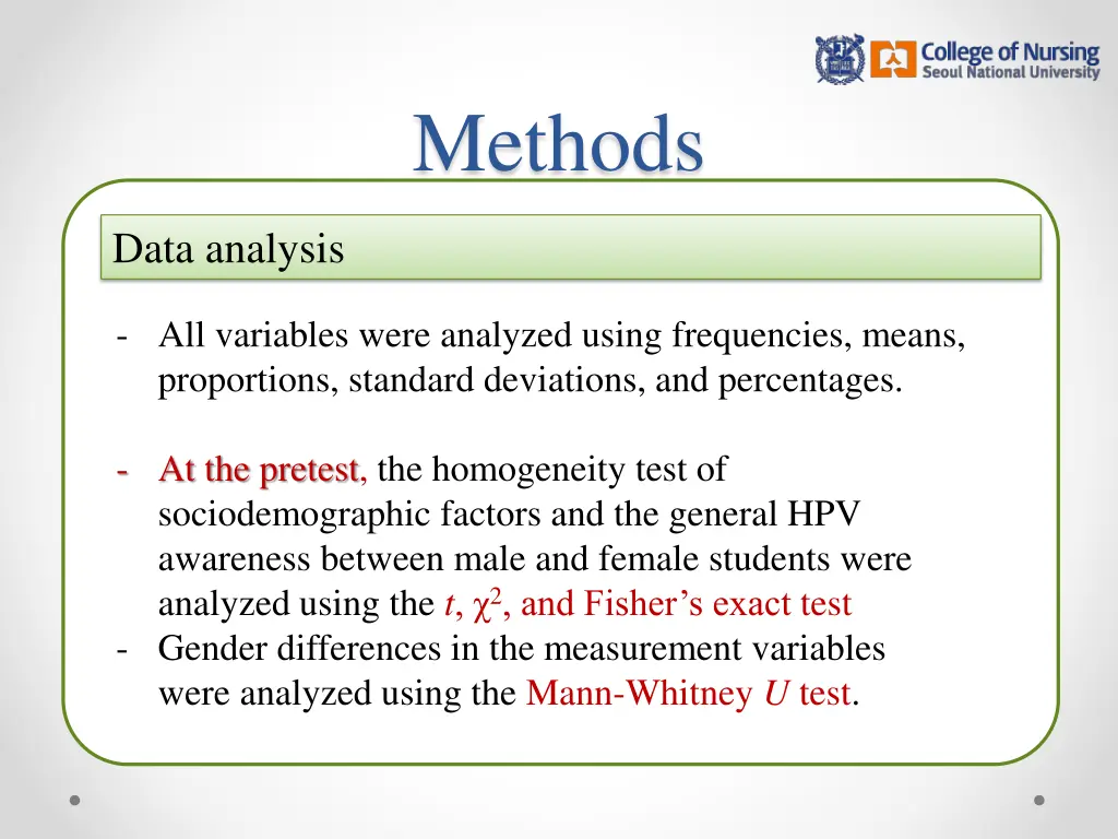 methods 9