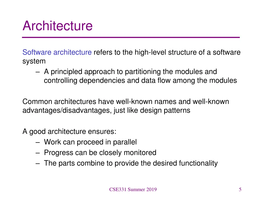 architecture