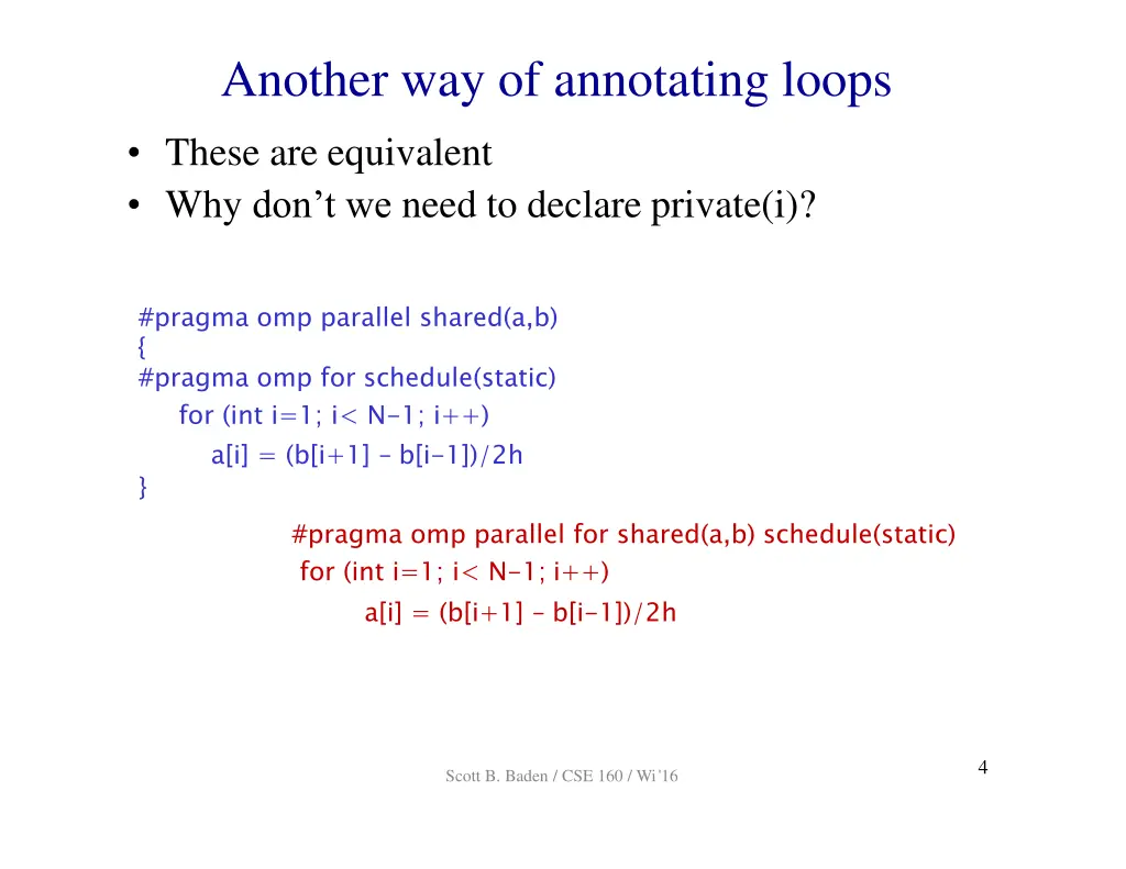 another way of annotating loops