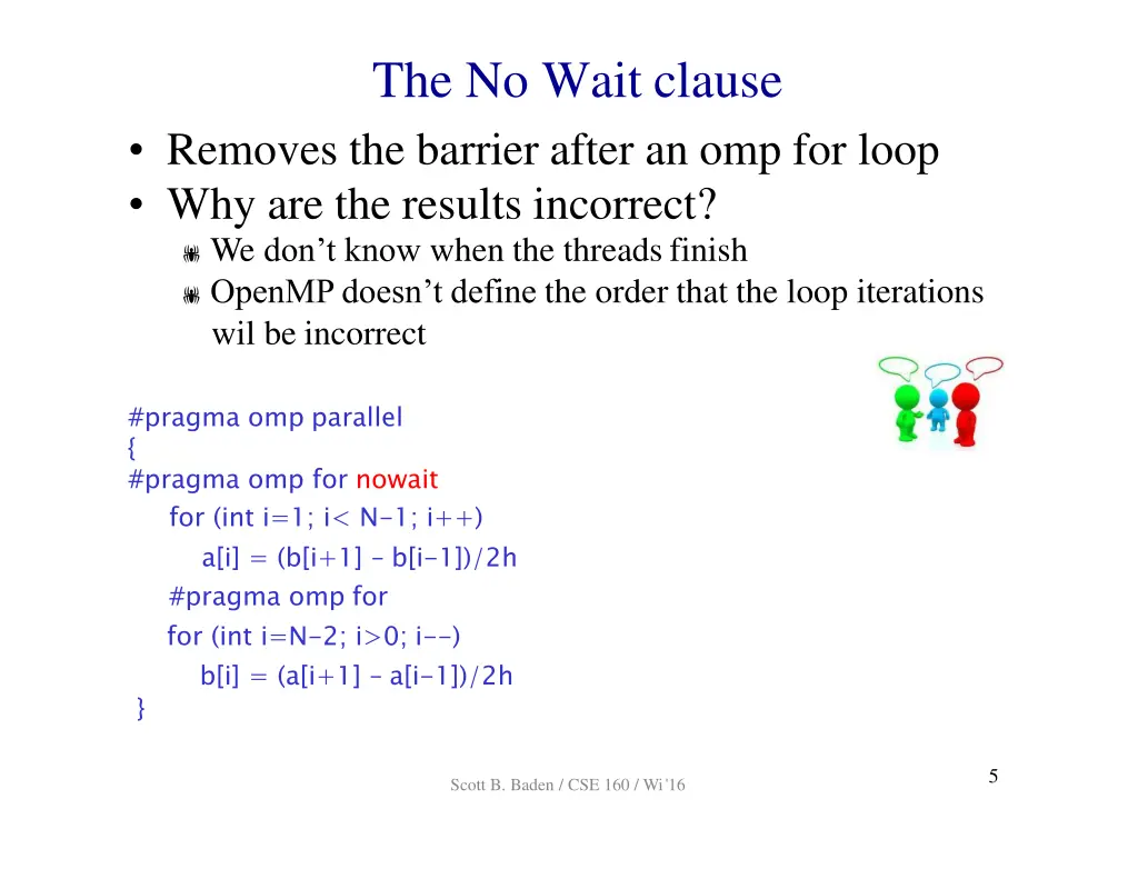 the no wait clause