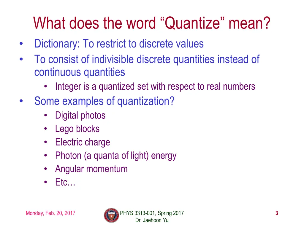 what does the word quantize mean dictionary