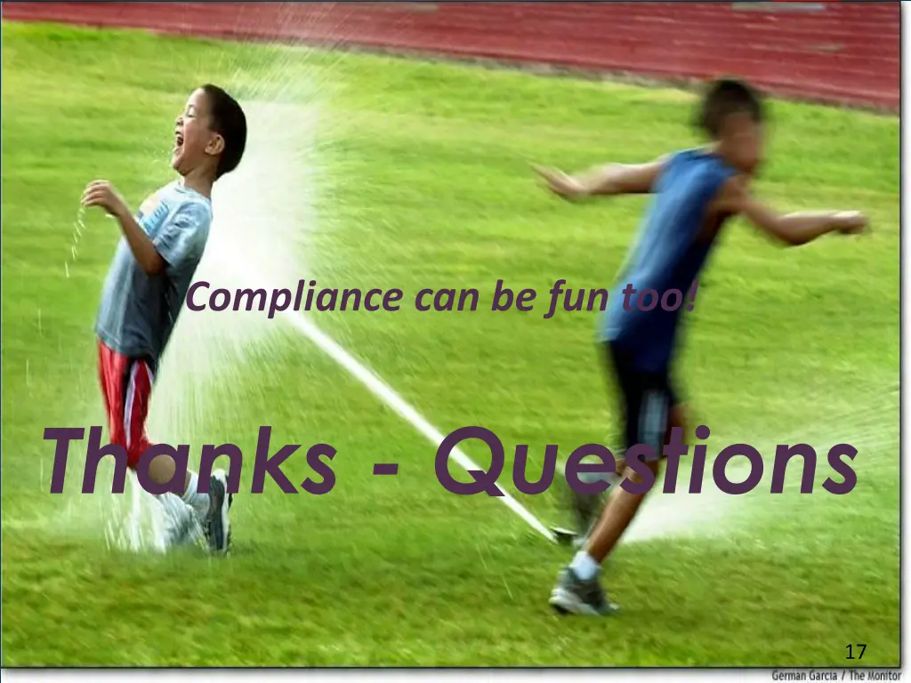 compliance can be fun too