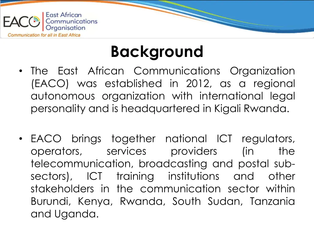background african communications eaco