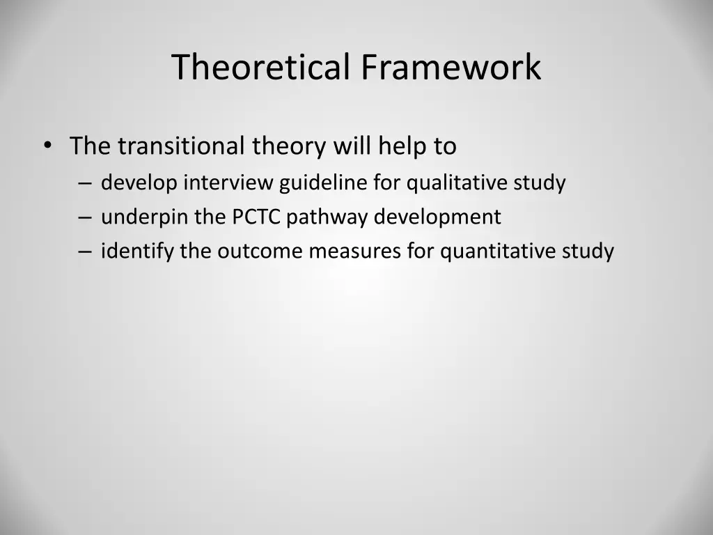 theoretical framework 1