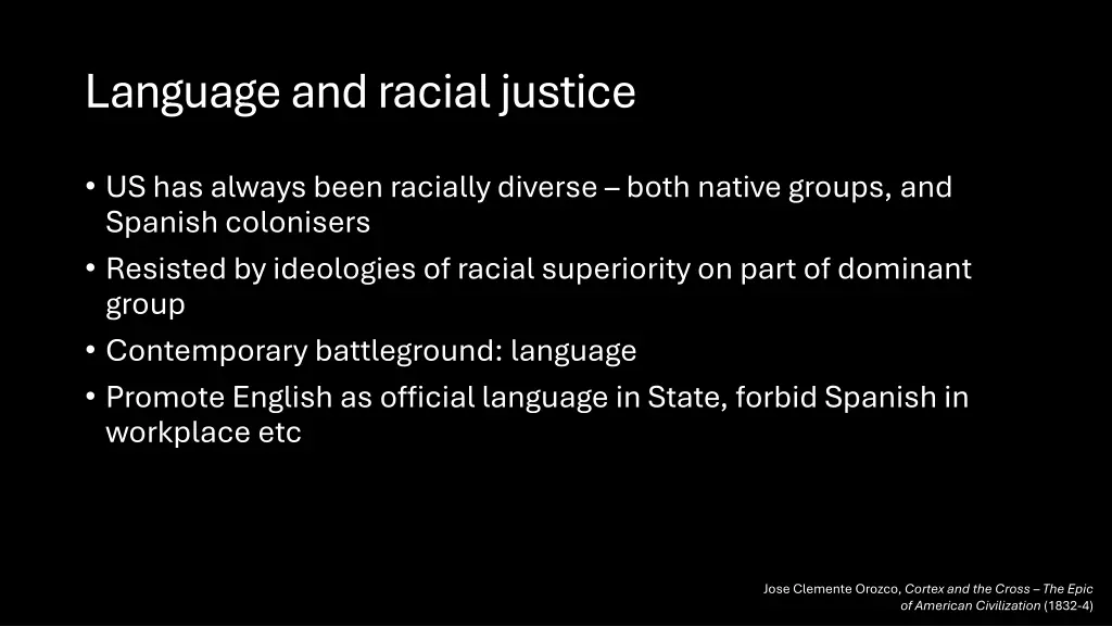 language and racial justice