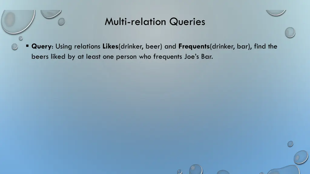 multi relation queries 2