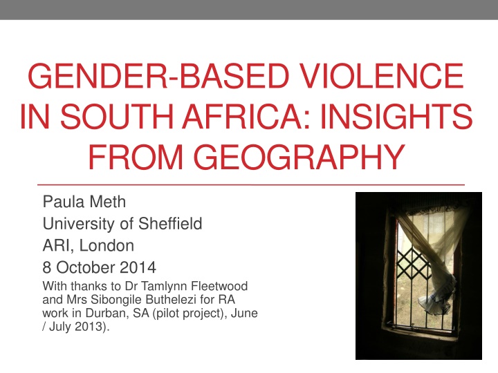 gender based violence in south africa insights