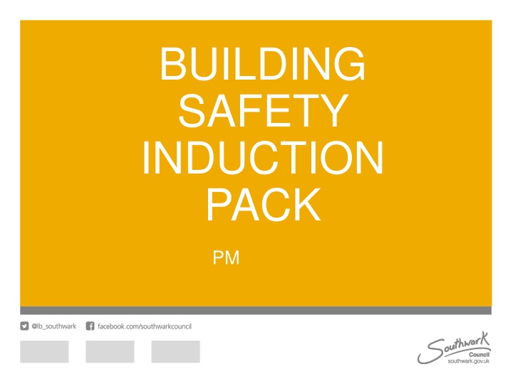 building safety induction pack