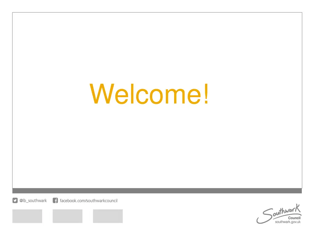 welcome