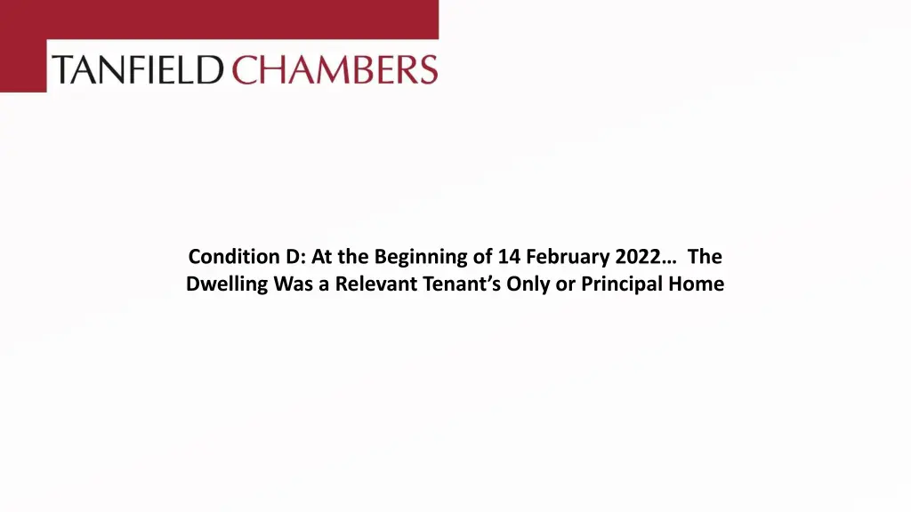 condition d at the beginning of 14 february 2022
