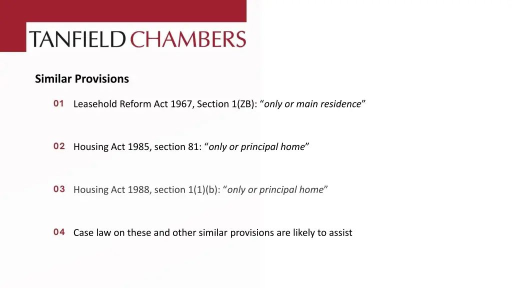 similar provisions