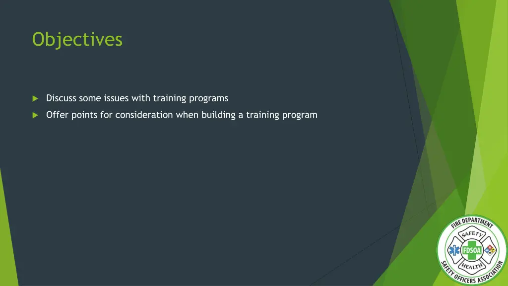 objectives