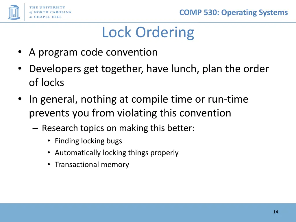comp 530 operating systems 13