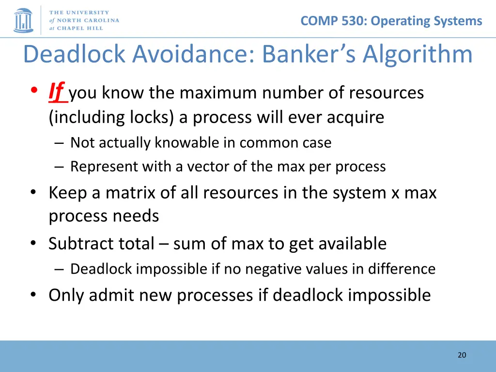 comp 530 operating systems 19