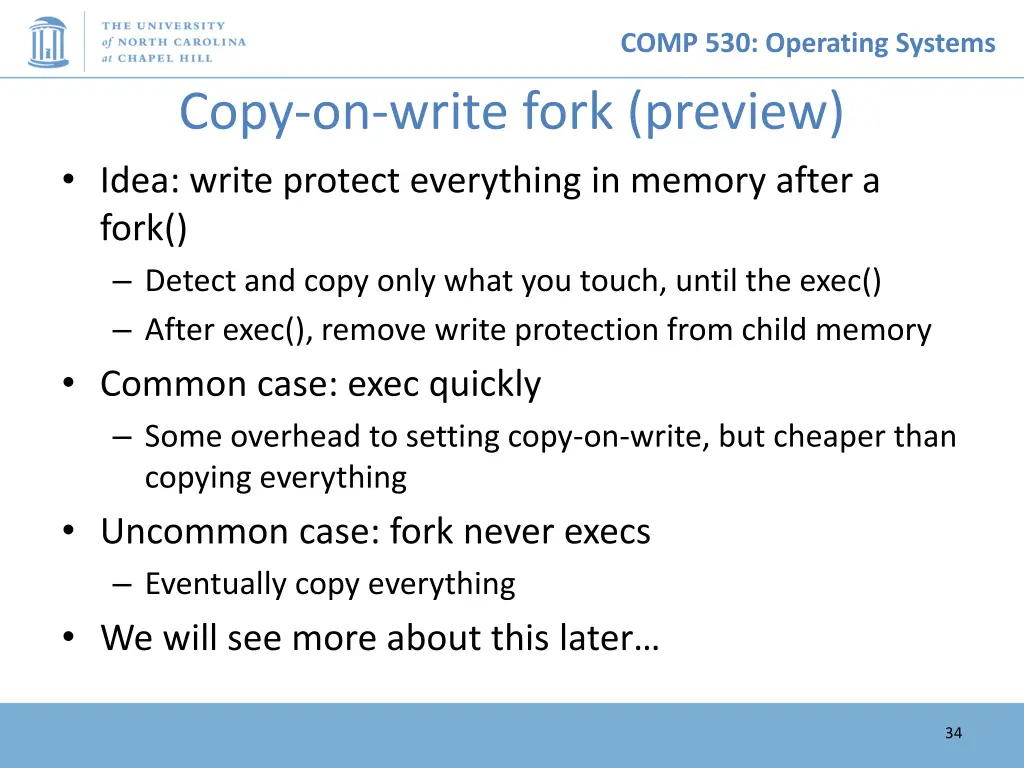 comp 530 operating systems 33