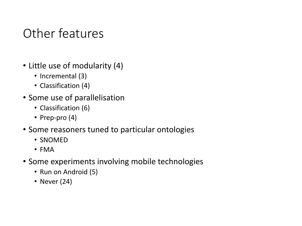other features