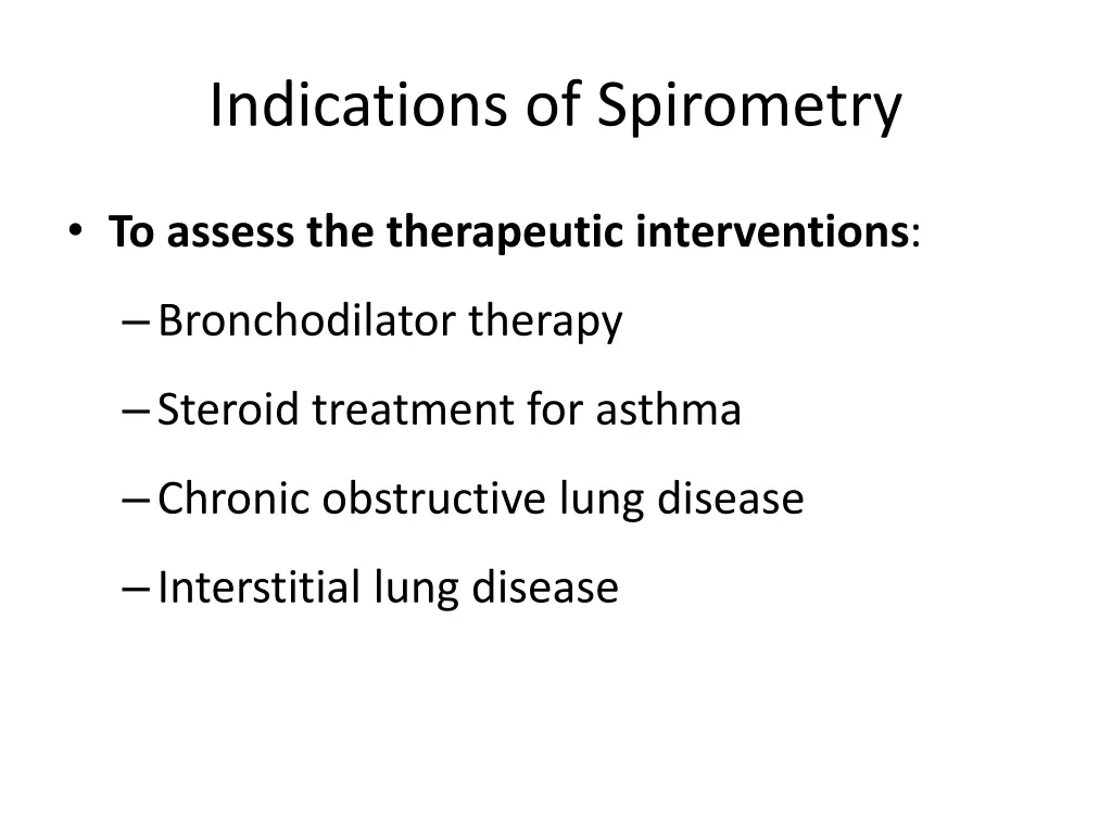 indications of spirometry 3