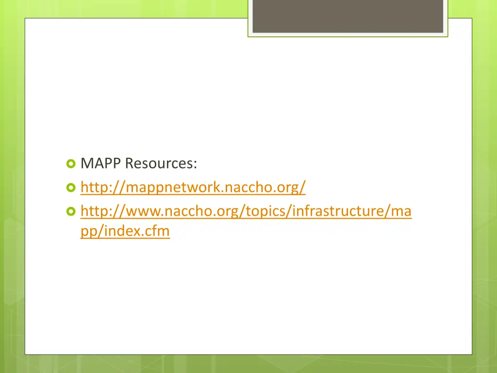 mapp resources