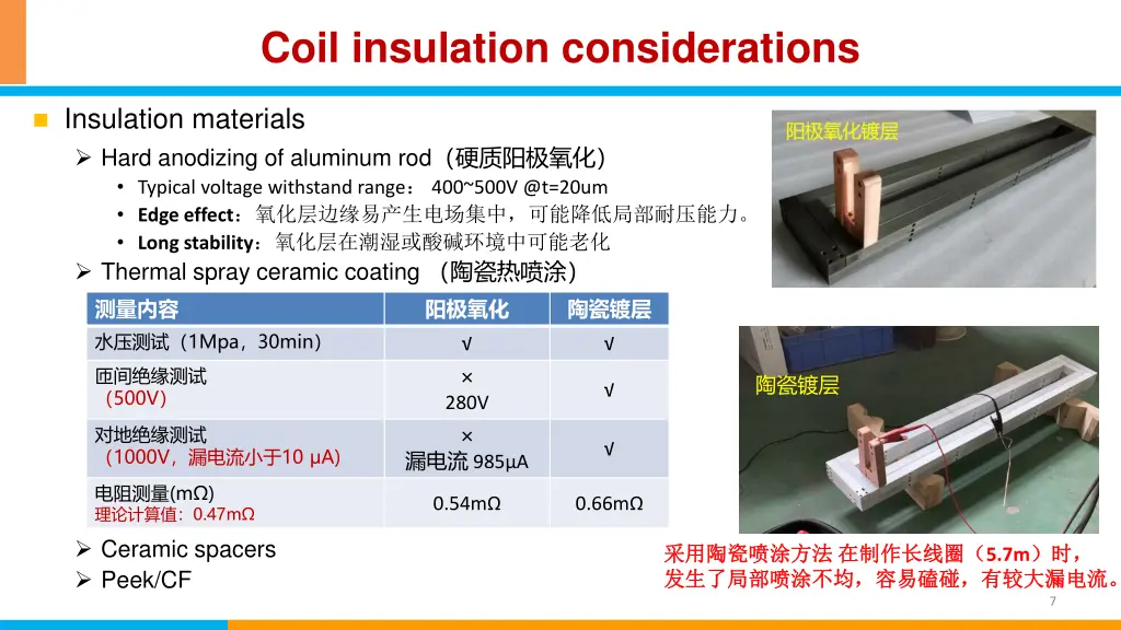 coil insulation considerations
