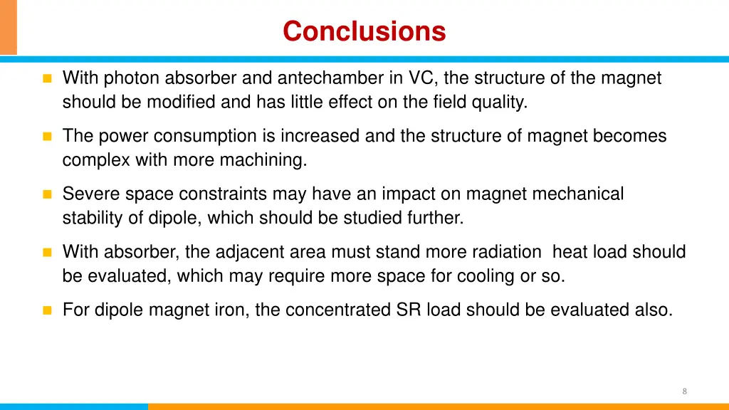 conclusions