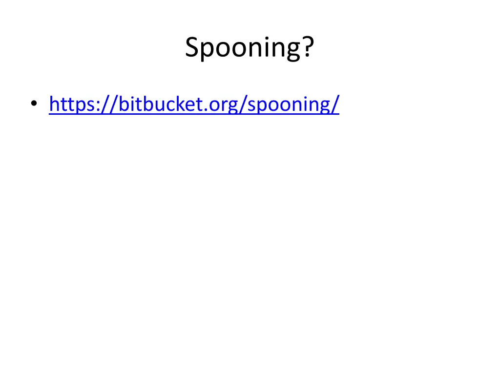 spooning