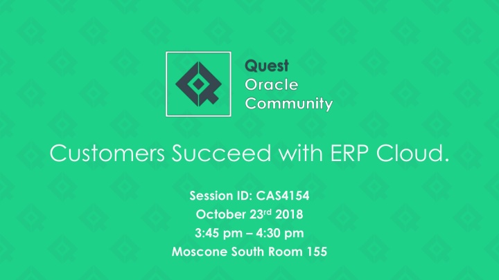 customers succeed with erp cloud